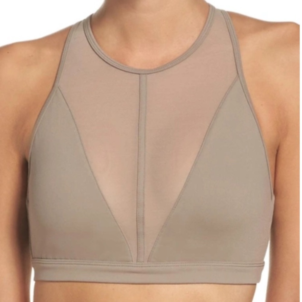 ALO Yoga Empower Bra Gravel